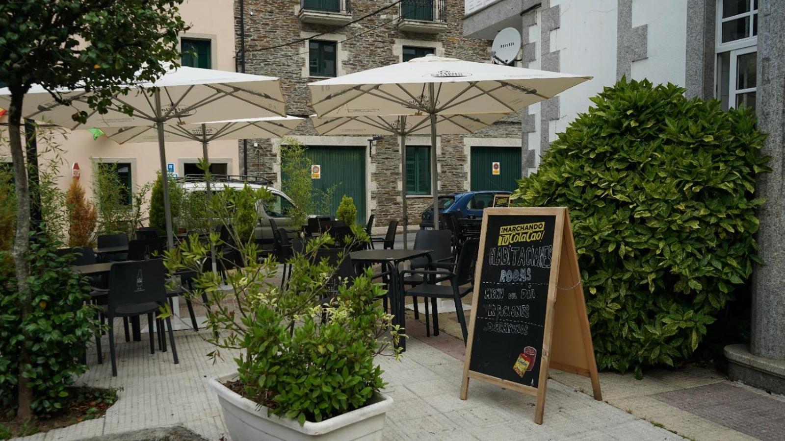 Pension Castro Parrillada Samos Kültér fotó